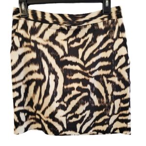 Ann Taylor petite printed skirt
